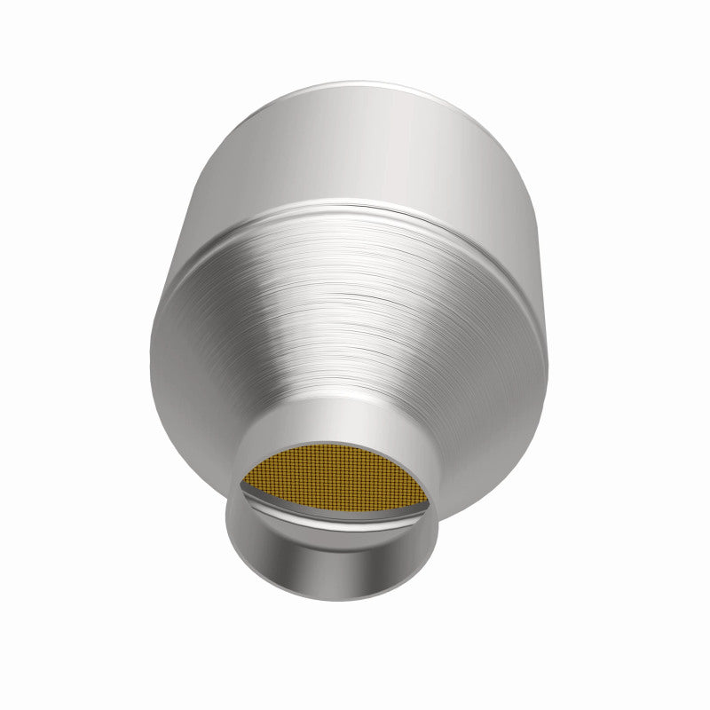 Magnaflow 51655 MagnaFlow Conv Univ 2.25in Inlet/Outlet Center/Center Round 3in Body L x 5in W x 8.75in Overall L