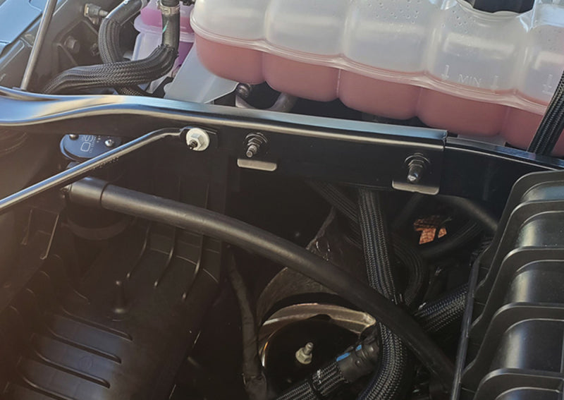 J&L 3071P-B 2021-2024 RAM TRX 6.2L Supercharged Passenger Side Oil Separator 3.0 - Black Anodized