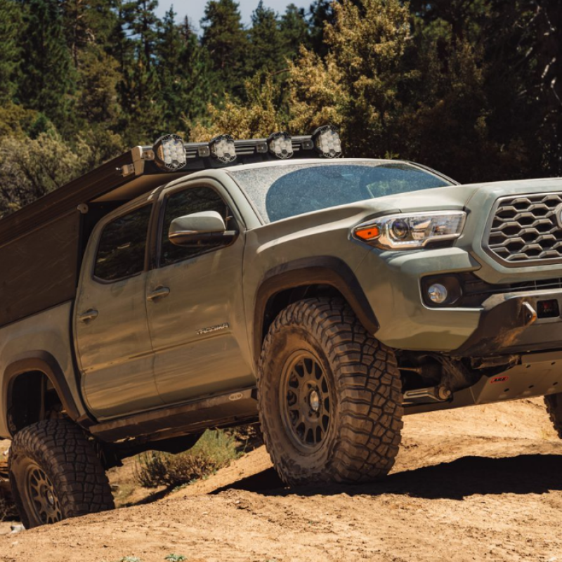 Rock Slide Engineering BD-SL-100-TACOD 05-23 Toyota Tacoma Rock Sliders Drivers Side Black Powdercoat Steel