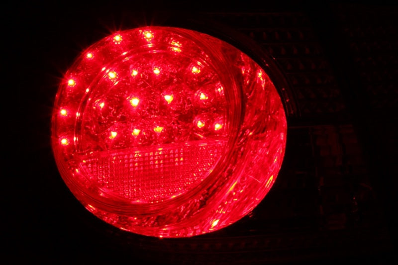 ANZO 321190 2003-2008 Toyota Corolla LED Taillights Red Clear 4pc