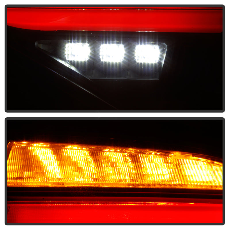 SPYDER 5086747 Spyder 08-14 Subara Impreza WRX Hatchback LED Tail Lights Seq Signal Blk Smoke ALT-YD-SI085D-SEQ-BSM