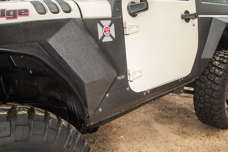 Rugged Ridge 11615.11 Steel Body Armor Cladding 07-18 Jeep Wrangler JK