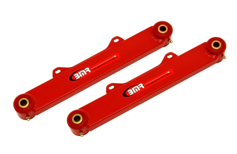 BMR Suspension TR002R BMR 10-15 5th Gen Camaro Rear Non-Adj. Toe Rods (Polyurethane) - Red