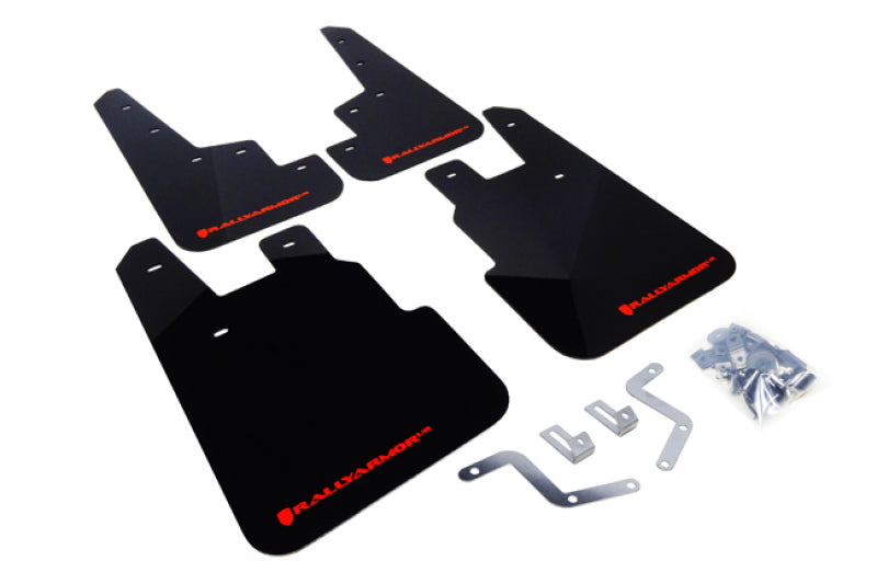 Rally Armor MF28-UR-BLK/RD 14-18 Subaru Forester Black Mud Flap w/ Red Logo
