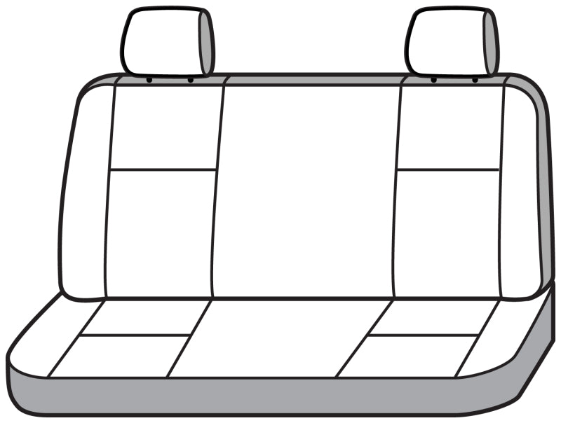 Covercraft SS8431PCCH 14-18 Chevrolet Silverado Polycotton SeatSaver Custom Second Row Seat Covers - Charcoal