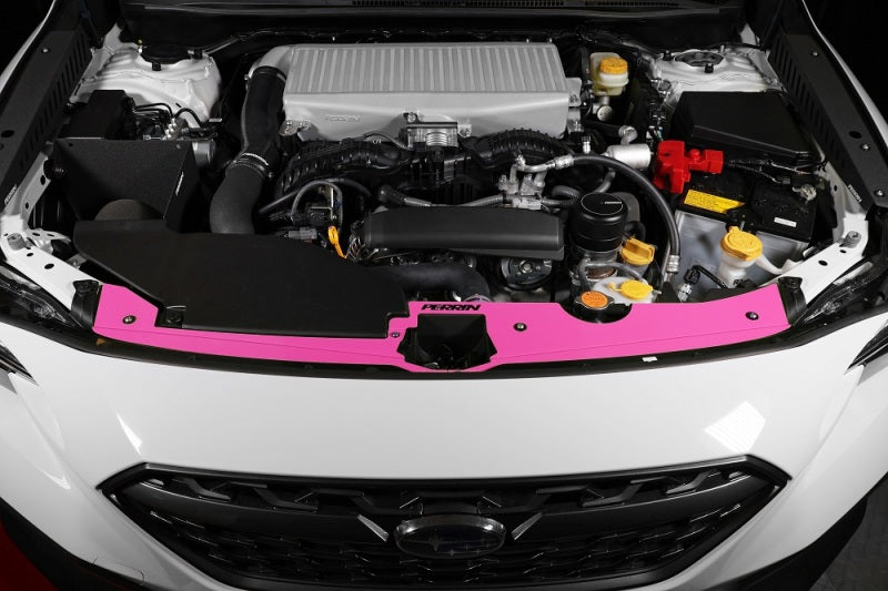 Perrin Performance PSP-ENG-513HP PERRIN 22-25 Subaru WRX Radiator Shroud - Hyper Pink