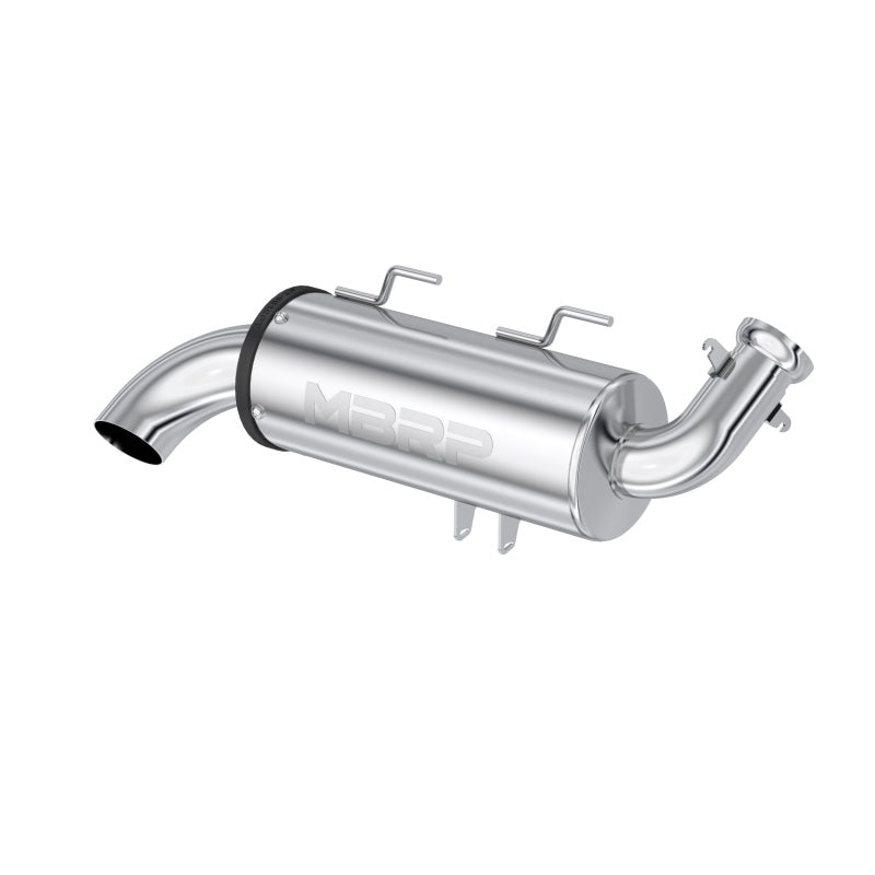 MBRP AT-9526PT 2011+ Polaris Sportsman Touring 850 T304 Stainless Single Slip-On Performance Series