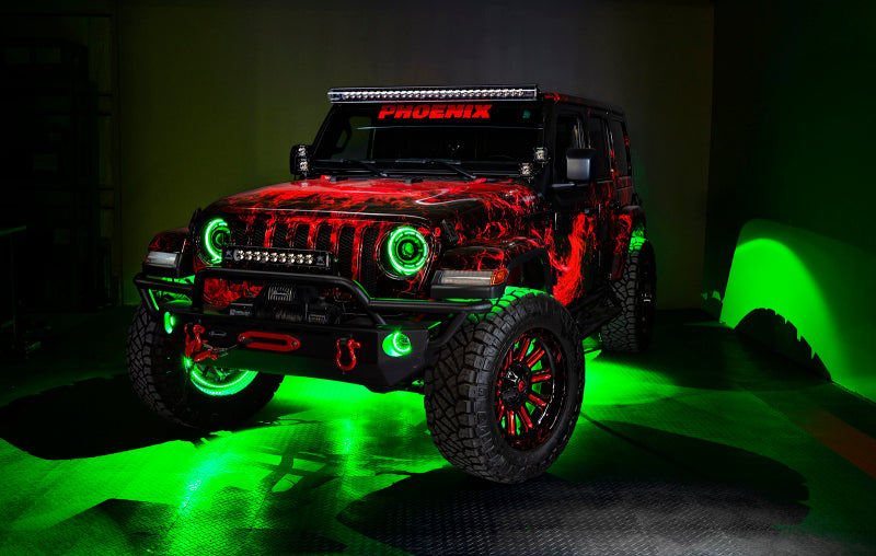 ORACLE Lighting 5846-332 Oracle Jeep Wrangler JK/JL/JT High Performance W LED Fog Lights - ColorSHIFT - Dynamic SEE WARRANTY