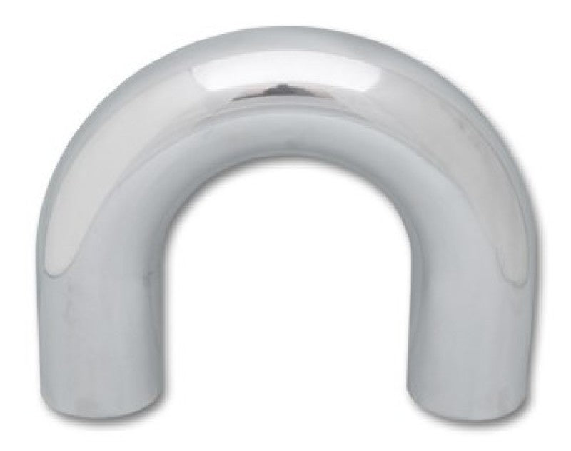 Vibrant 2871 4in O.D. Universal Aluminum Tubing (180 degree Bend) - Polished
