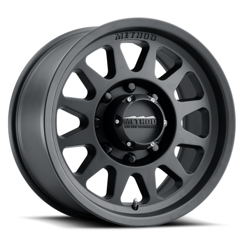 Method Wheels MR70479087518H Method MR704 HD 17x9 18mm Offset 8x170 130.81mm CB Matte Black Wheel