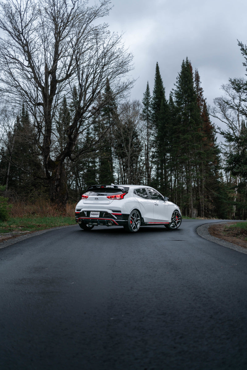 MBRP S4706AL 2019+ Hyundai Veloster N 2.0L Turbo 3in Cat Back - Aluminized Steel - T304 Tip