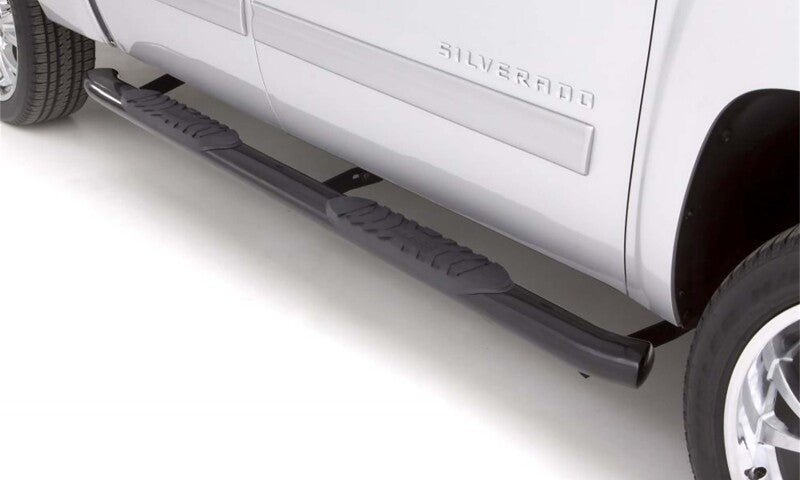 LUND 23889008 Lund 15-18 Ford F-150 SuperCrew 5in. Oval Curved Steel Nerf Bars - Black