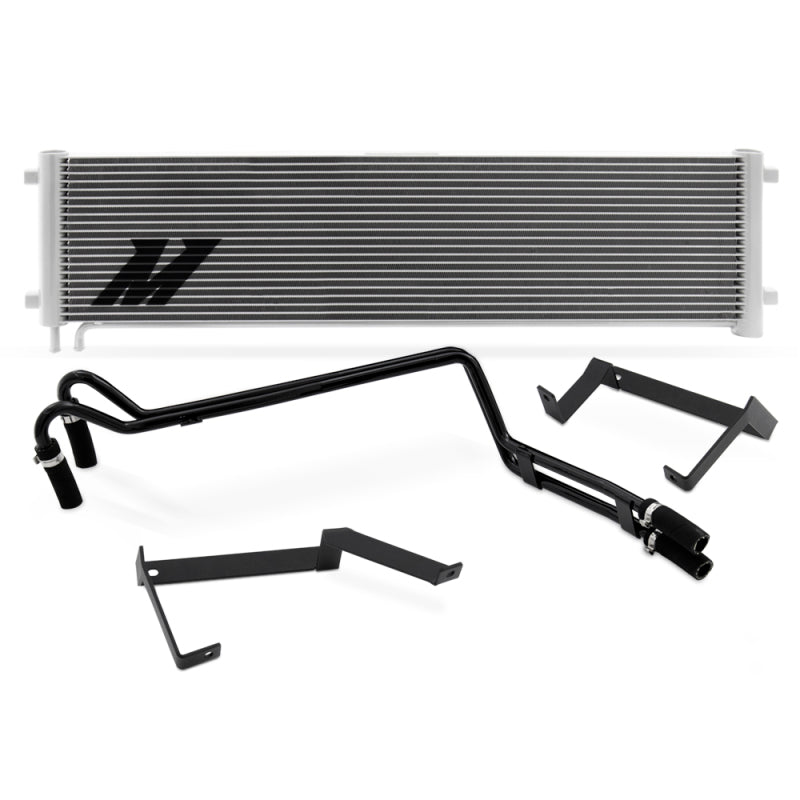 Mishimoto MMTC-F2D-11SL 11-16 Ford 6.7L Powerstroke Transmission Cooler Kit Silver