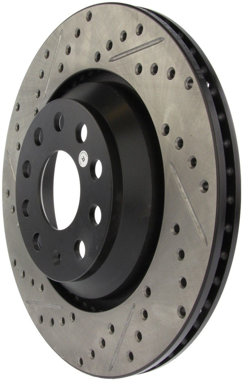 Stoptech 127.33113R StopTech 09 VW Passat CC / 06-09 Passat Slotted & Drilled Right Rear Rotor