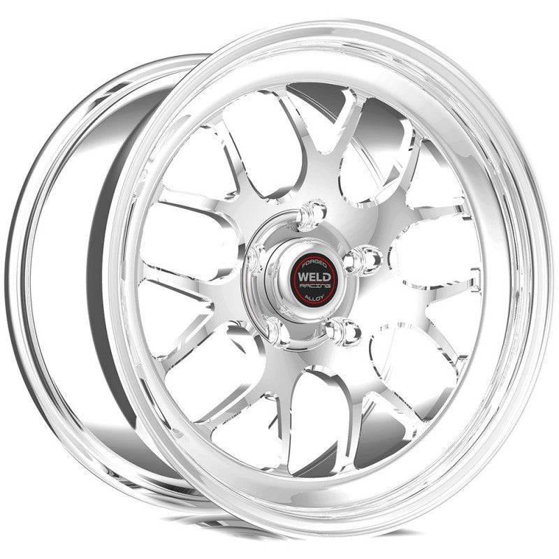 Weld 77MP7100A78F S77 17x10 / 5x4.5in BP / 7.8in. BS / 58mm O/S Polished Center Wheel - Single Beadlock
