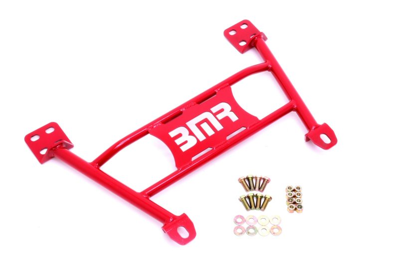 BMR Suspension CB004R BMR 05-14 S197 Mustang Radiator Support Chassis Brace - Red
