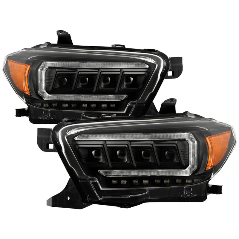 SPYDER 5088390 Spyder 16-20 Toyota Tacoma LED Model Only High-Power LED Headlights - Black PRO-YD-TT16LEDAP-BK