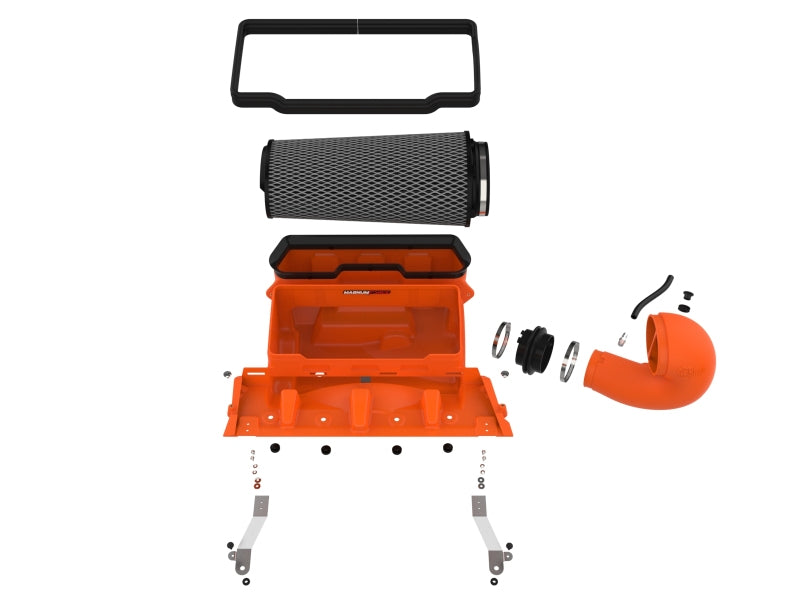 aFe 54-13072KN 21-23 RAM 1500 TRX V8-6.2L SC Magnum FORCE Stage2 Orange Edition Cold Air Intake System w/Pro 5R