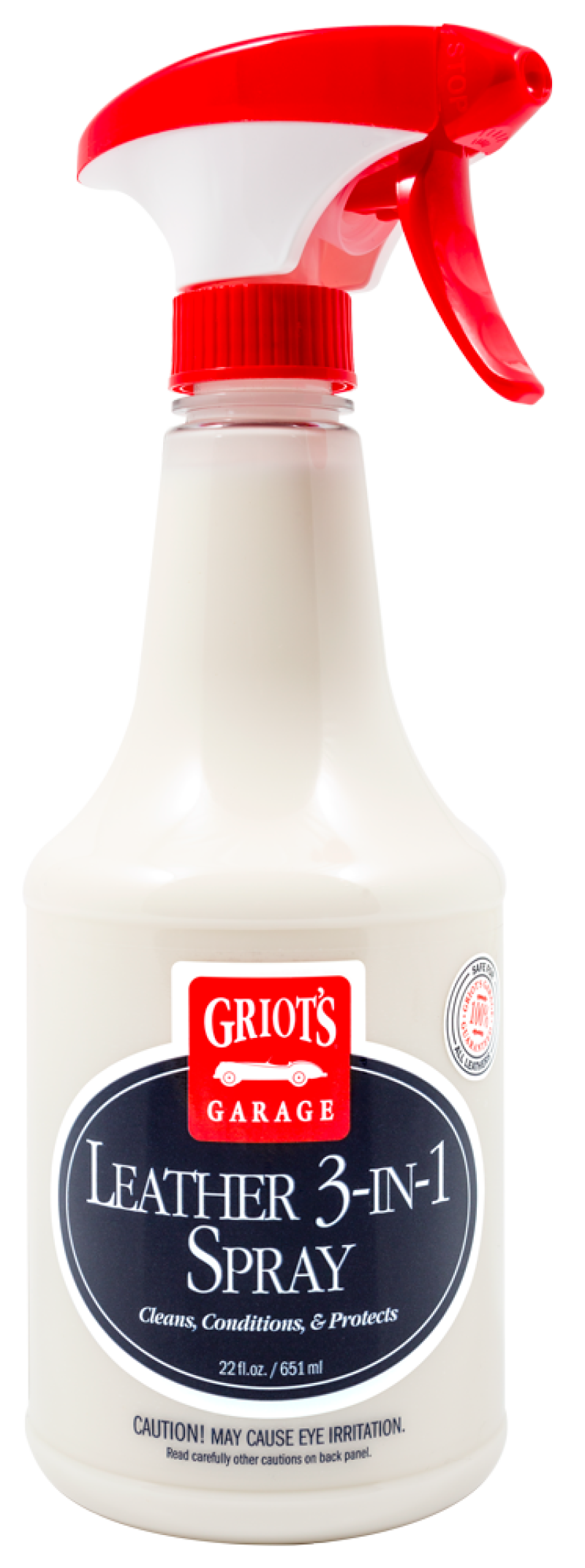 Griots Garage 10963 Leather 3-in-1 Spray - 22oz