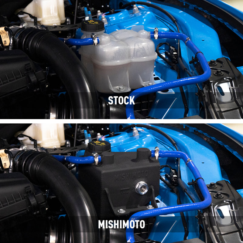 Mishimoto MMRT-MUS-24MWBK 2024+ Ford Mustang V8/2.3L EcoBoost Expansion Tank - Black