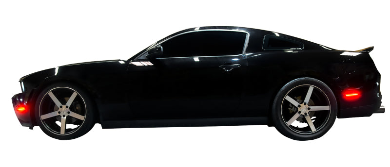 ORACLE Lighting 9700-CY-T Oracle 10-14 Ford Mustang Concept Sidemarker Set - Tinted - Competition Orange (CY)