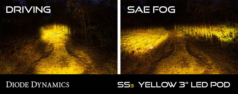 Diode Dynamics DD6869P SS3 Sport ABL - Yellow SAE Fog Standard (Pair)