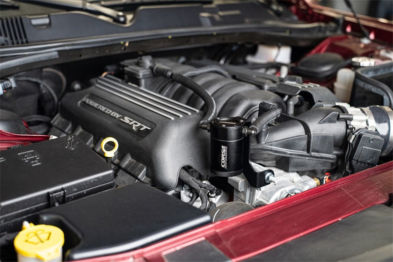 CORSA Performance CC0013 Corsa2011-2023 Dodge Challenger/Charger 2018-2023 Dodge Durango 6.4L Aluminum Oil Catch Can