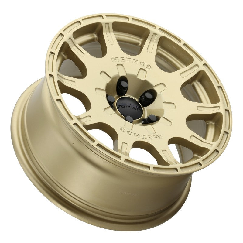 Method Wheels MR50257051115SC Method MR502 VT-SPEC 2 15x7 +15mm Offset 5x100 56.1mm CB Gold Wheel