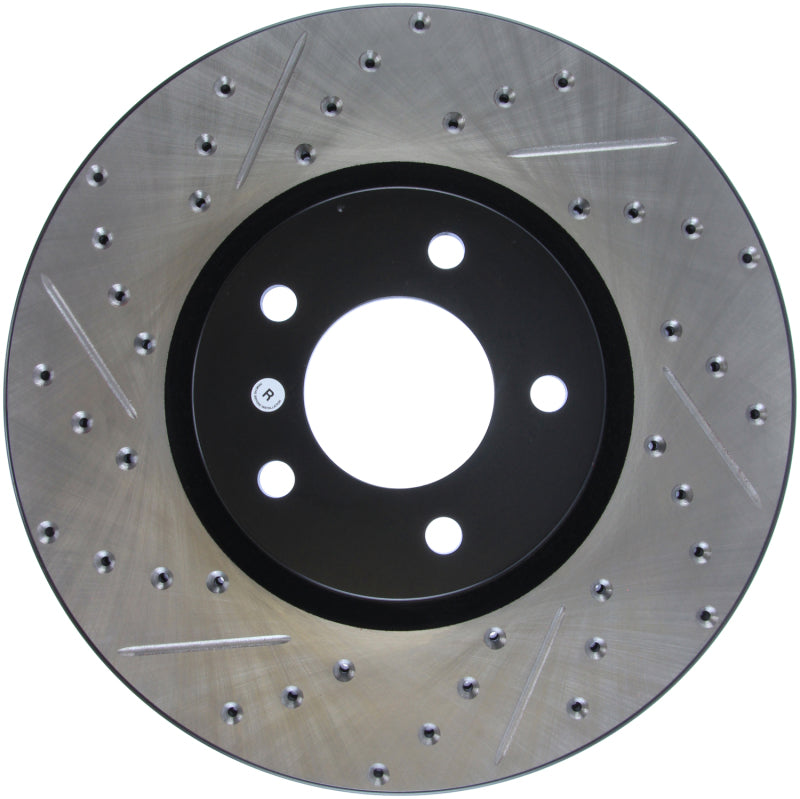 Stoptech 127.45078R StopTech 07-09 Mazda 3 Right Front Slotted & Drilled Rotors