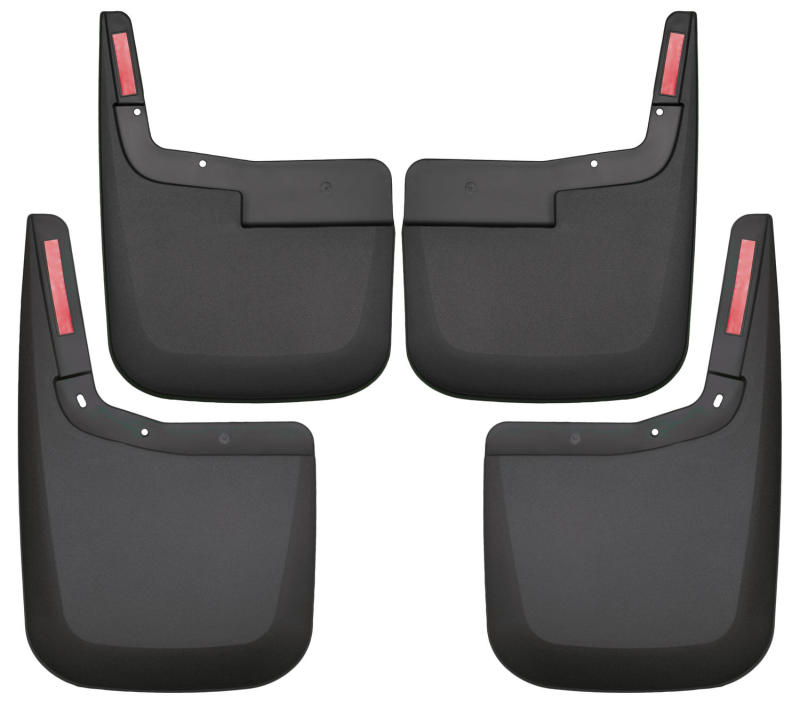 Husky Liners 58446 2015-2017 Ford F-150 w/o Fender Flares Front and Rear Mud Guards - Black