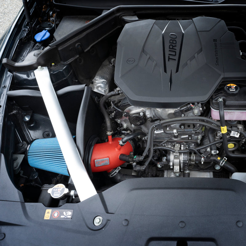Injen SP1352WR 22-23 Kia Stinger 2.5L Turbo L4 Wrinkle Red Short RAM Tuned Intake System