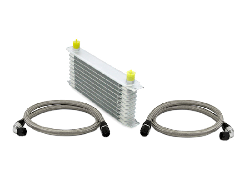 Mishimoto MMOC-U Universal 10 Row Oil Cooler Kit (Metal Braided Lines)