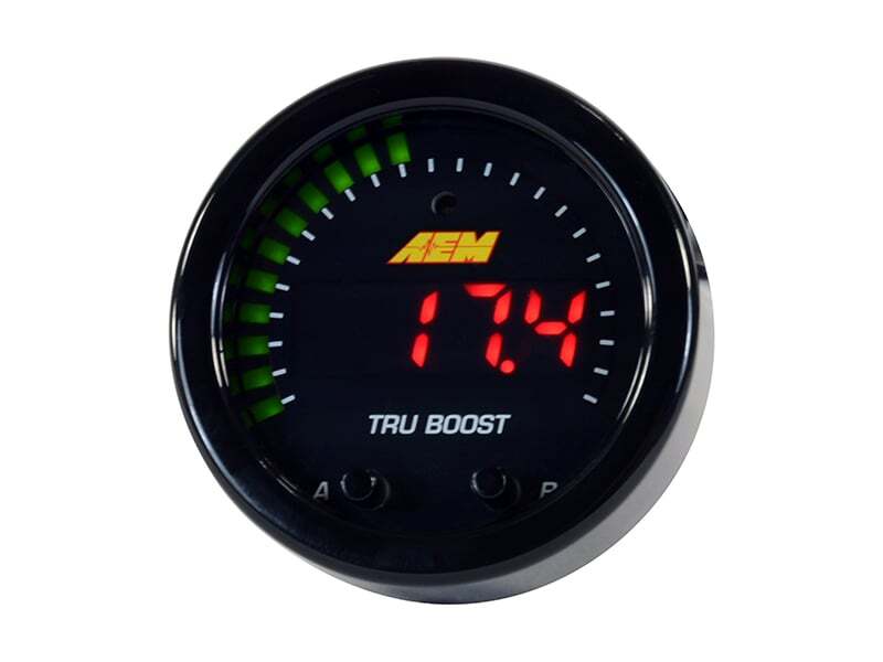 AEM 30-0352 X-Series Tru-Boost Controller Gauge w/ Boost Control Solenoid 80PSIg Internal MAP Sensor