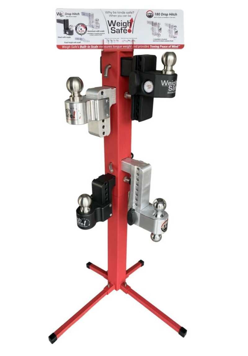 Weigh Safe WSPOP-HS Regular POP Display Stand - Red