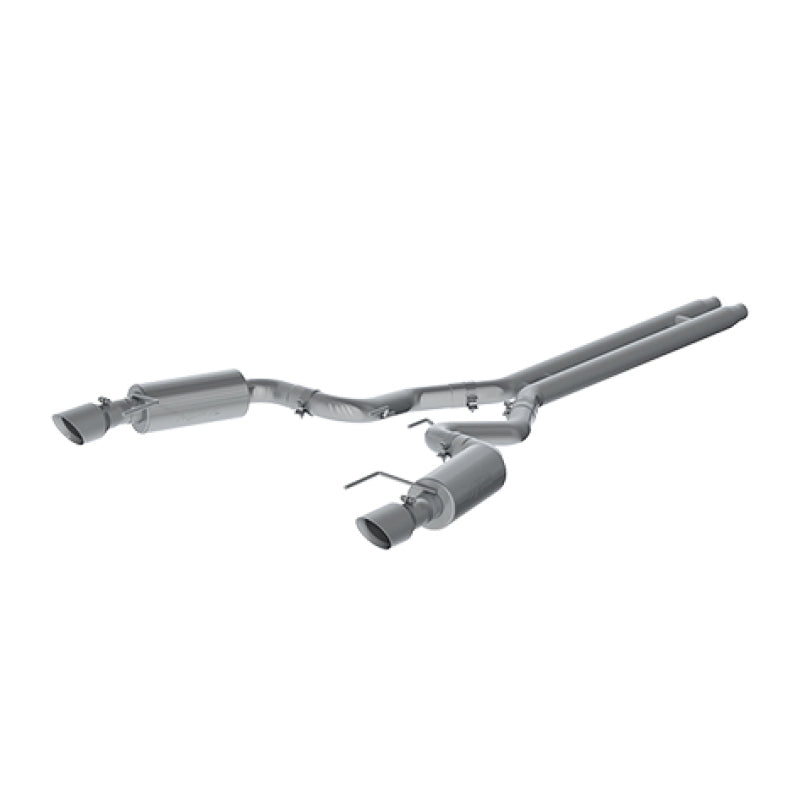 MBRP S7239409 15 Ford Mustang GT 5.0 Convertible T409 3in Cat Back Dual Split Rear Exit (Street Version)