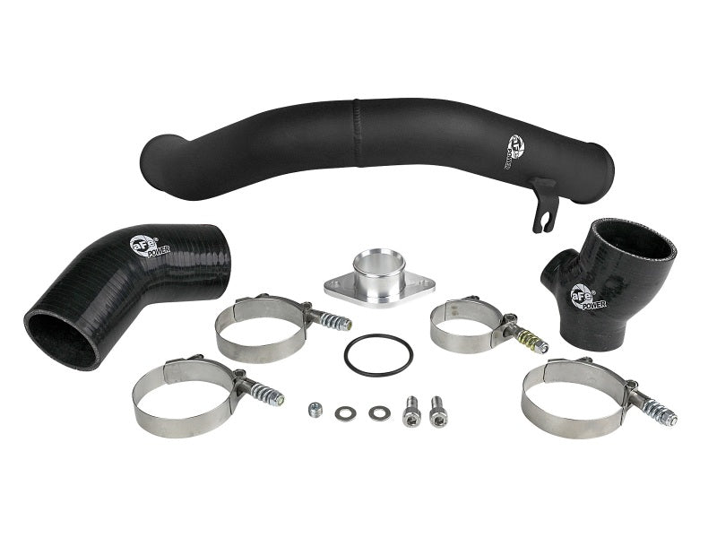 aFe 46-20378-B BladeRunner 2.5in Aluminium Hot Side Charge Pipe 15-20 Subaru WRX 2.0T - Black