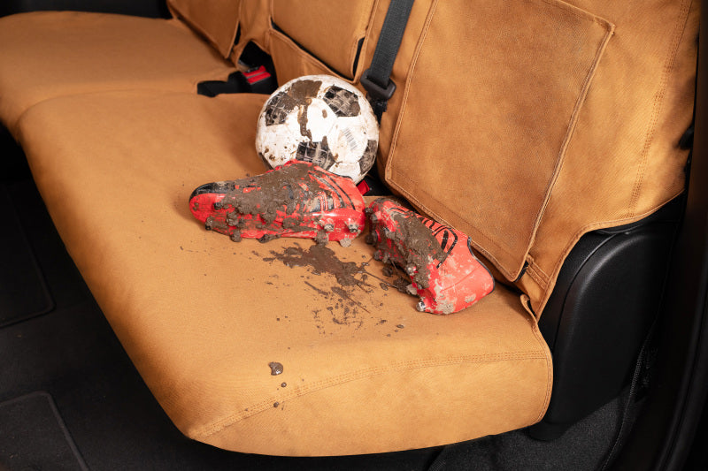 Covercraft SSC2533CABN 19-24 Chevrolet Silverado Carhartt SeatSaver Custom Front Row Seat Covers - Brown