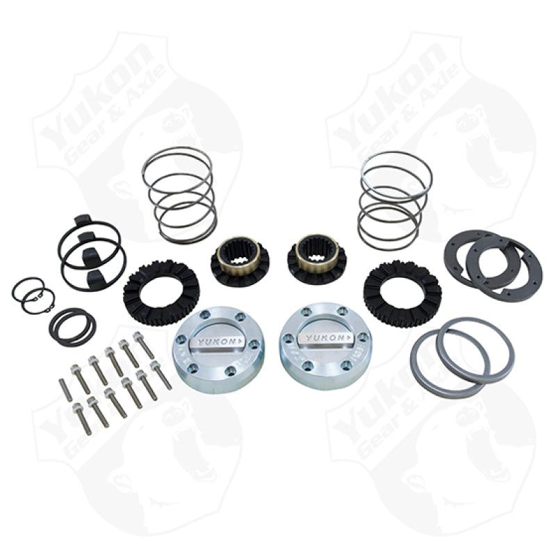 Yukon Gear & Axle YHC70006 Yukon Gear Hardcore Locking Hub Set For Dana 44 / GM & Ford 1/2 & 3/4 Ton / 19 Spline