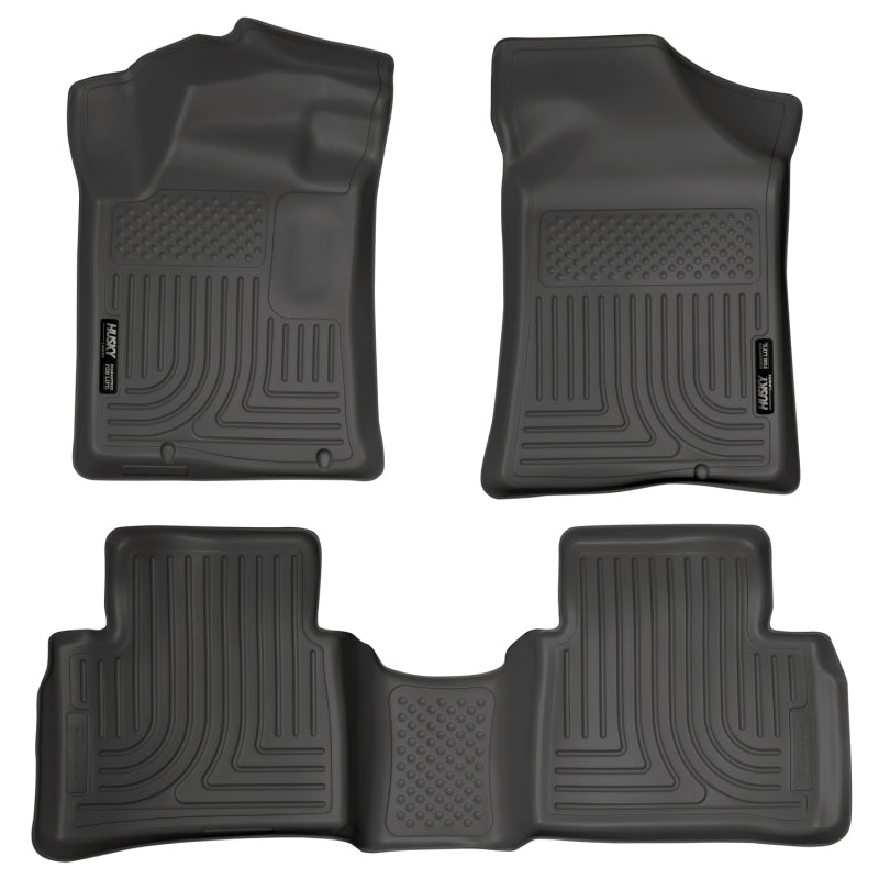 Husky Liners 99641 13 Nissan Altima Weatherbeater Black Front & 2nd Seat Floor Liners