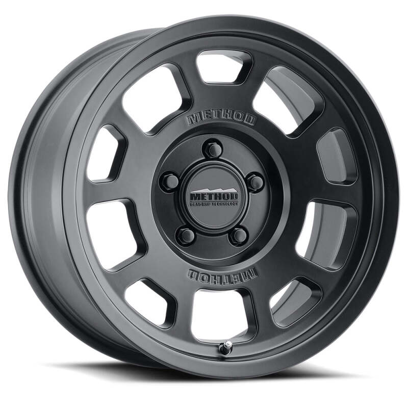 Method Wheels MR70578560500 Method MR705 17x8.5 0mm Offset 6x5.5 106.25mm CB Matte Black Wheel