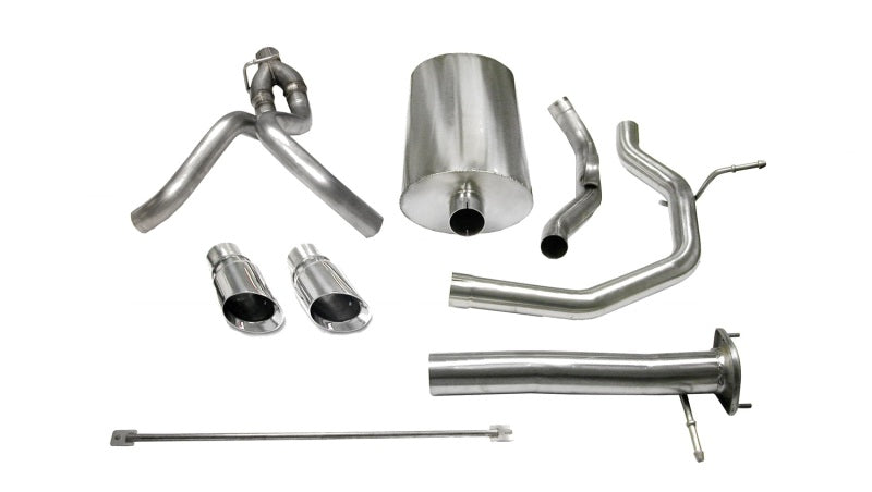 CORSA Performance 14254 Corsa 2005-2006 Chevrolet SSR 5.3L V8 Polished Sport Cat-Back Exhaust
