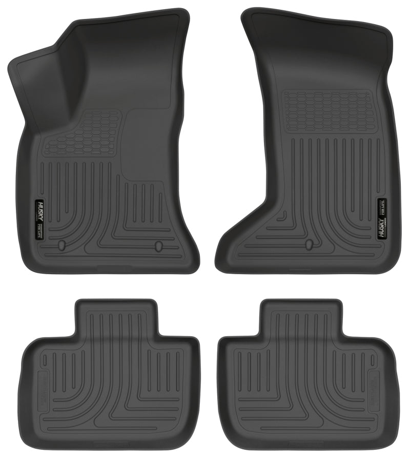 Husky Liners 98081 11-12 Dodge Charger/Chrysler 300 (AWD Only) WeatherBeater Combo Black Floor Liners
