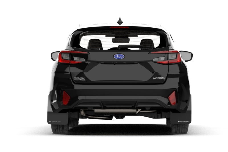 Rally Armor MF105-UR-BLK-RD 2024 Subaru Impreza Black UR Mud Flap w/ Red Logo