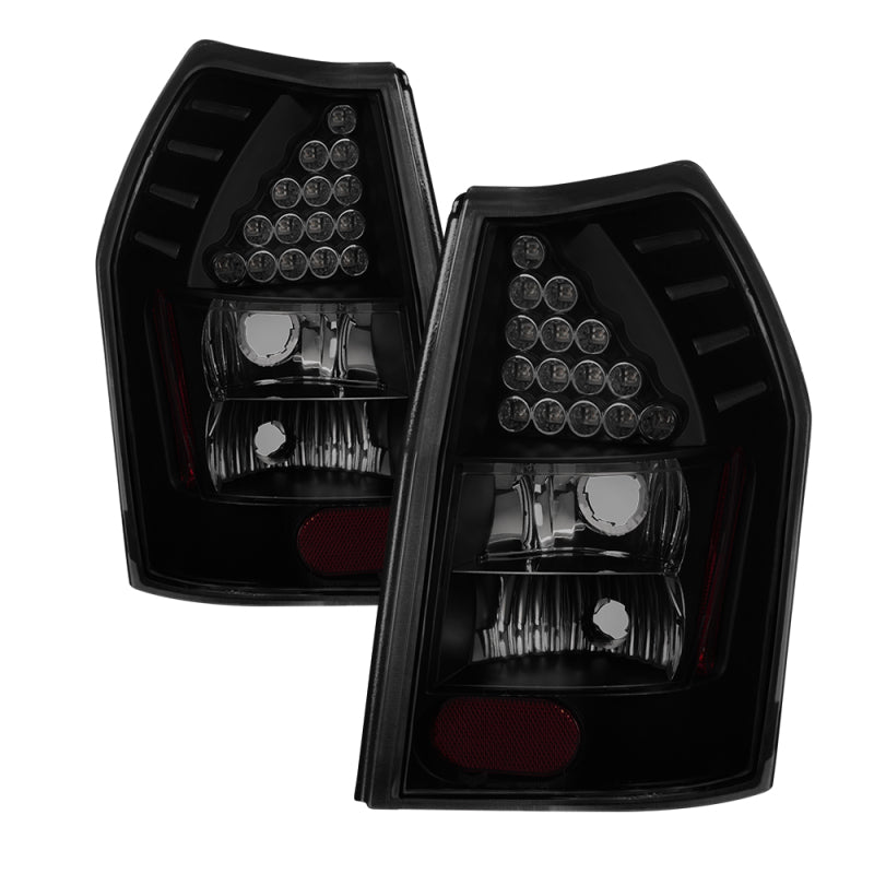 SPYDER 9036576 xTune Dodge Magnum 05-08 LED Tail Lights - Black Smoked ALT-JH-DMAG05-LED-BSM