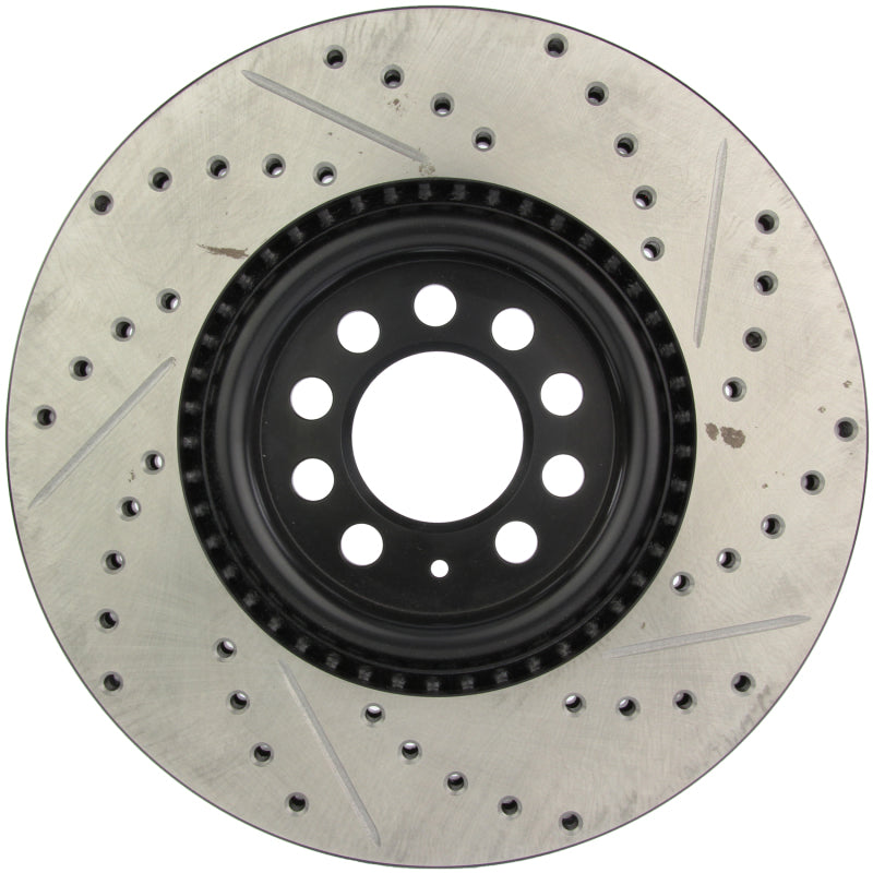 Stoptech 127.33062R StopTech Slotted & Drilled Sport Brake Rotor