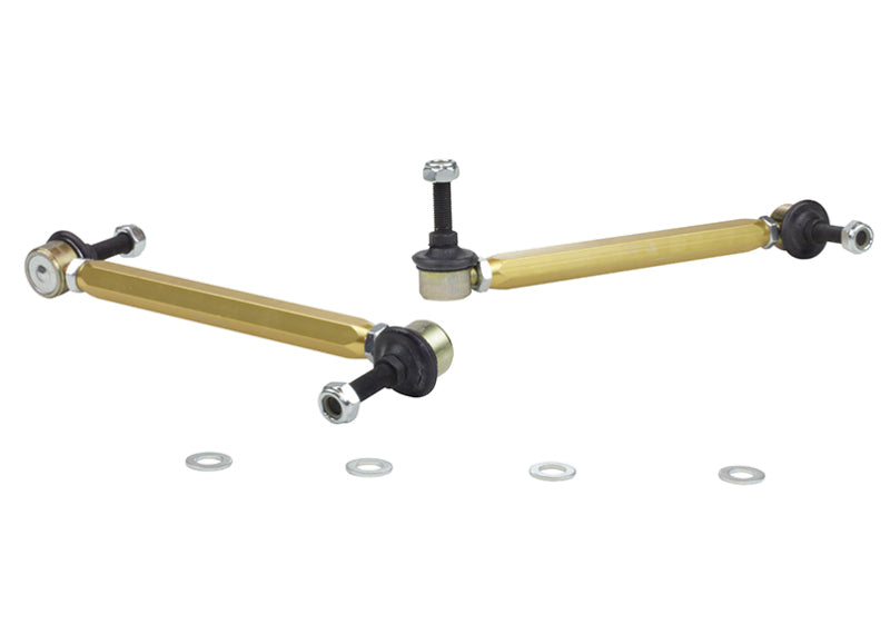 Whiteline KLC106 02-06 Mini Cooper S Front Swaybar link kit-Adjustable ball end links