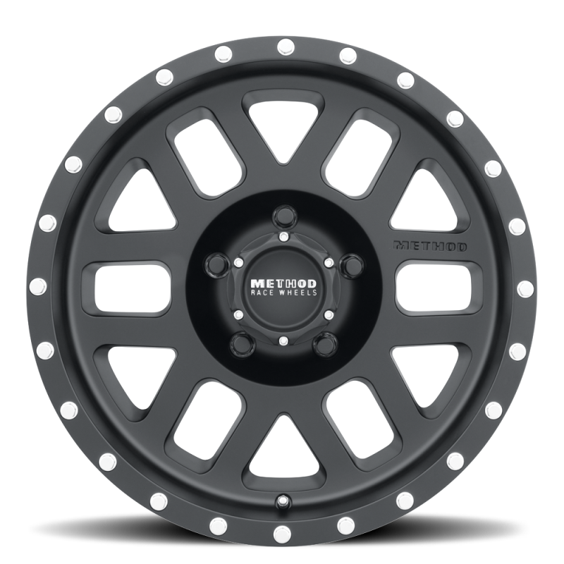Method Wheels MR30689050512N Method MR306 Mesh 18x9 -12mm Offset 5x5 94mm CB Matte Black Wheel
