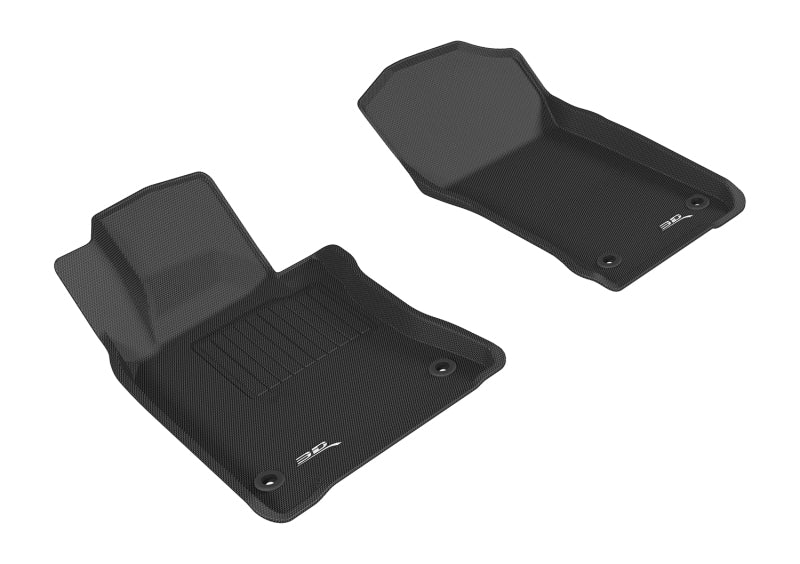 3D MAXpider L1IN02711509 2017-2019 Infiniti Q60 Kagu 1st Row Floormat - Black