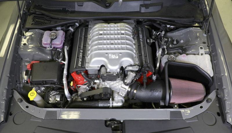 K&N Engineering 63-1577 K&N 2018 Dodge Challenger Demon V8-6.2L F/I AirCharger Performance Intake