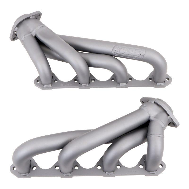 BBK 1511 79-93 Mustang 351 Swap Shorty Unequal Length Exhaust Headers - 1-5/8 Titanium Ceramic